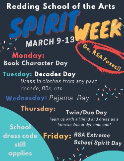 Spirit Week Themes
